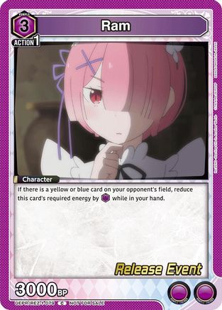 Ram (079) (UEPR/REZ-1-079) - UE24BT ReZERO Starting Life in Another World Release Event Cards - Card Brawlers