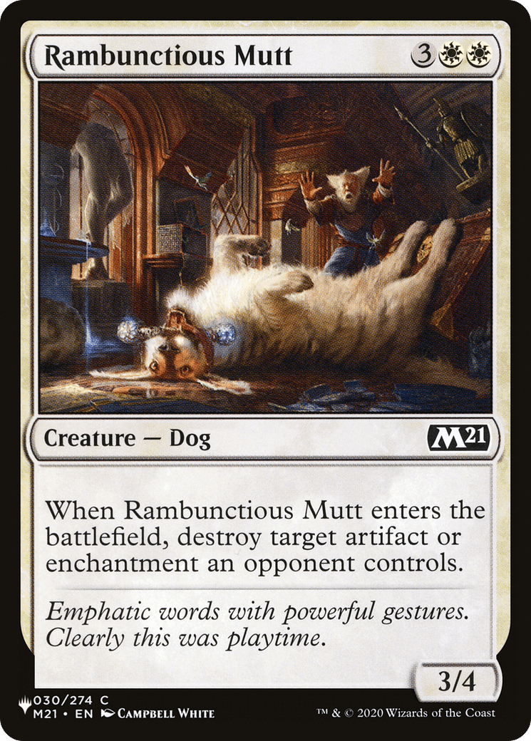 Rambunctious Mutt [The List] - Card Brawlers