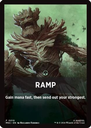 Ramp Theme Card (MSC-010) - Commander: Marvel Super Heroes - Card Brawlers