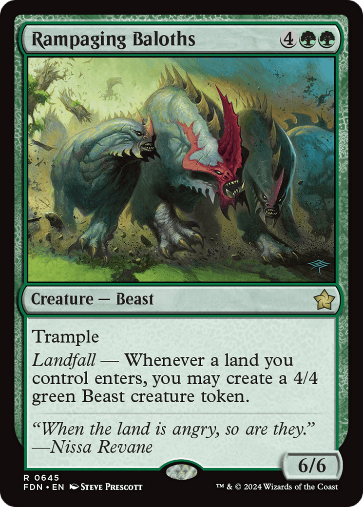 Rampaging Baloths [Foundations] - Card Brawlers