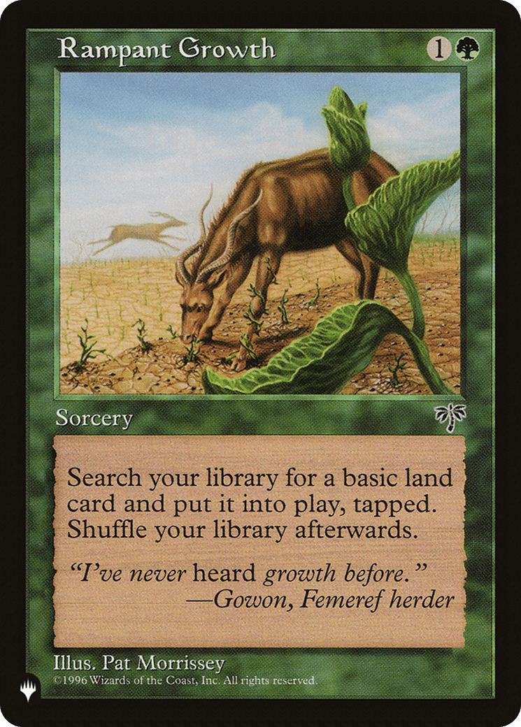 Rampant Growth (MIR) [The List] - Card Brawlers