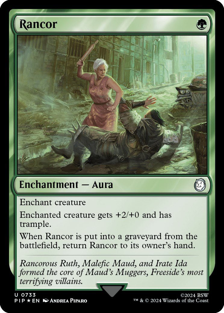 Rancor (Surge Foil) [Fallout] - Card Brawlers