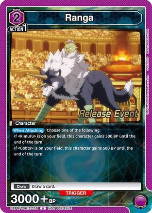 Ranga (039) (UEPR/TSK-2-039) - UE20BT That Time I Got Reincarnated as a Slime Release Event Cards - Card Brawlers