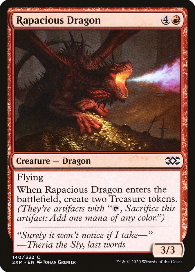 Rapacious Dragon [Double Masters] - Card Brawlers