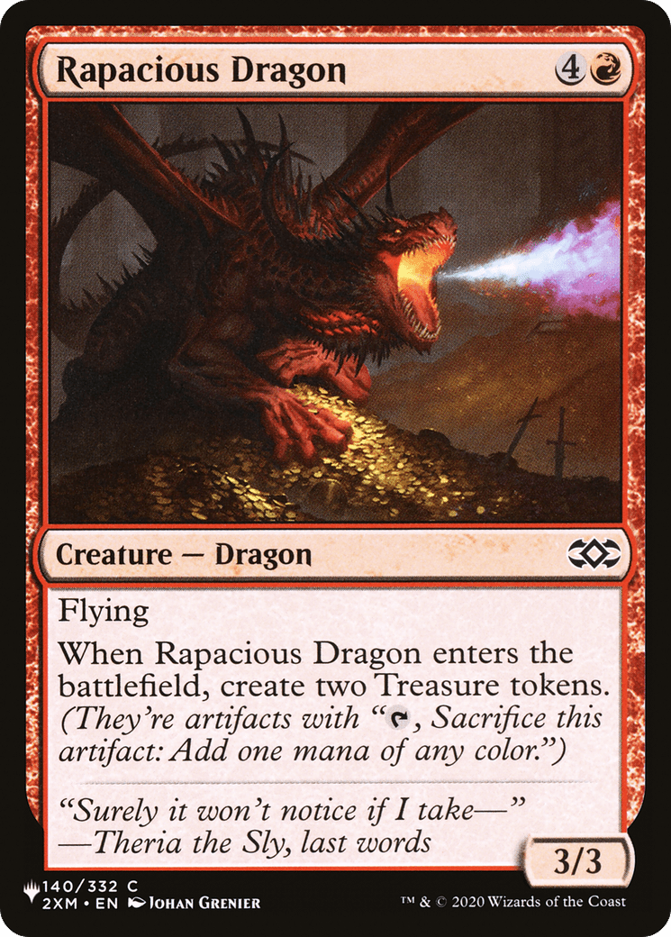 Rapacious Dragon [The List] - Card Brawlers