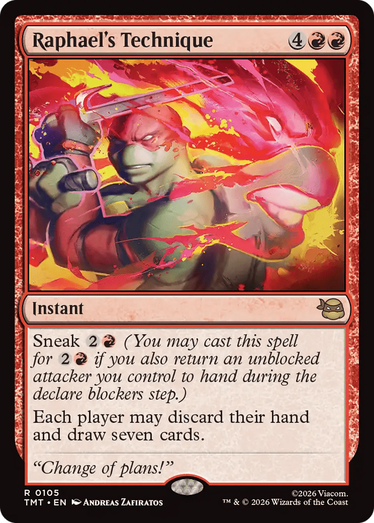Raphael's Technique [Teenage Mutant Ninja Turtles] - Card Brawlers