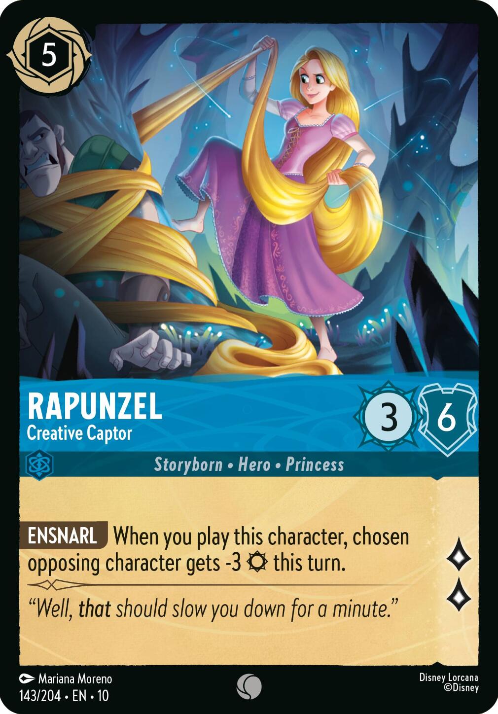 Rapunzel - Creative Captor (143/204) [Whispers in the Well] - Card Brawlers