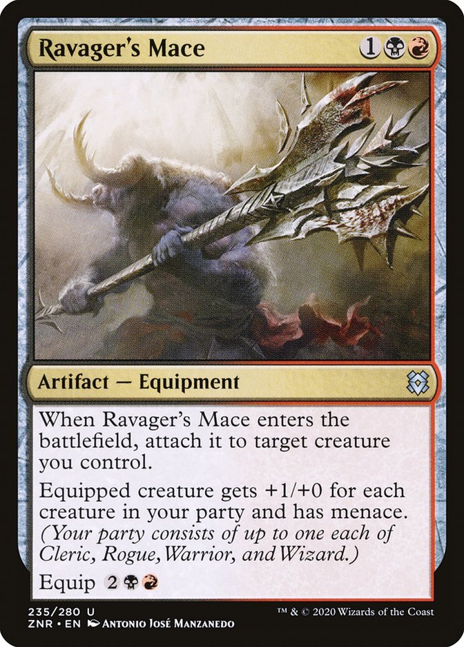 Ravager's Mace [Zendikar Rising] - Card Brawlers