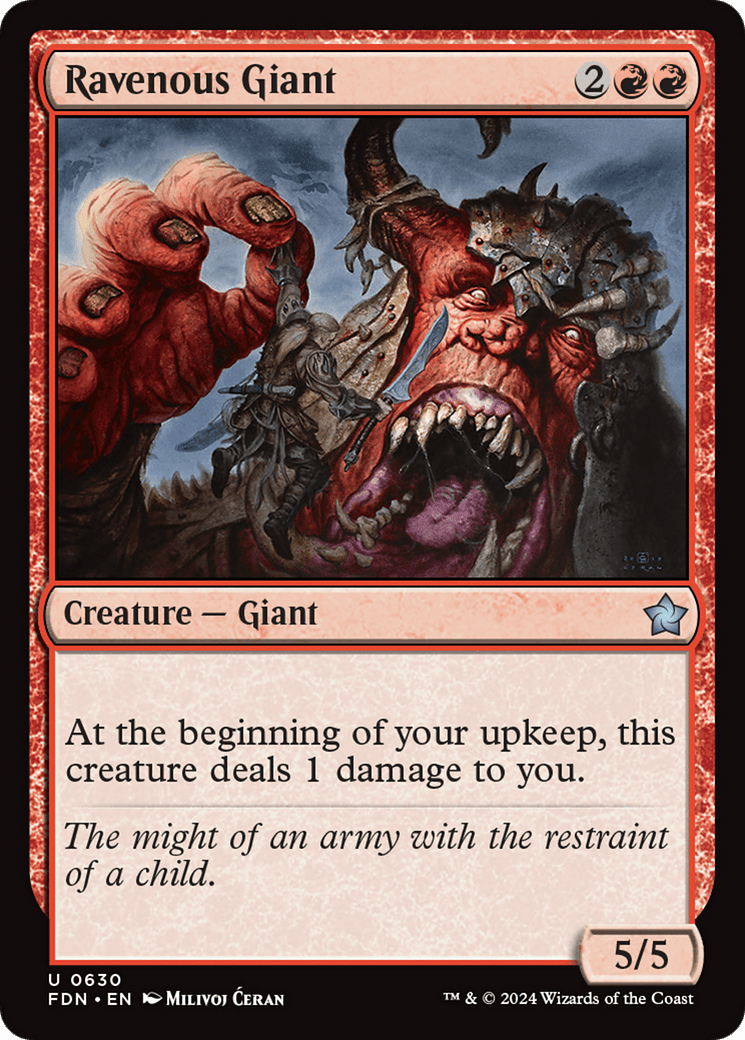 Ravenous Giant [Foundations] - Card Brawlers