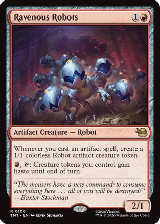 Ravenous Robots (TMT-106) - Teenage Mutant Ninja Turtles - Card Brawlers