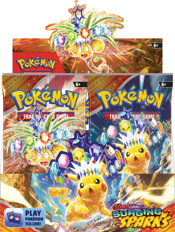 Pokemon TCG: Surging Sparks - Booster Box - The Pokemon Company - Card Brawlers | Quebec | Canada |