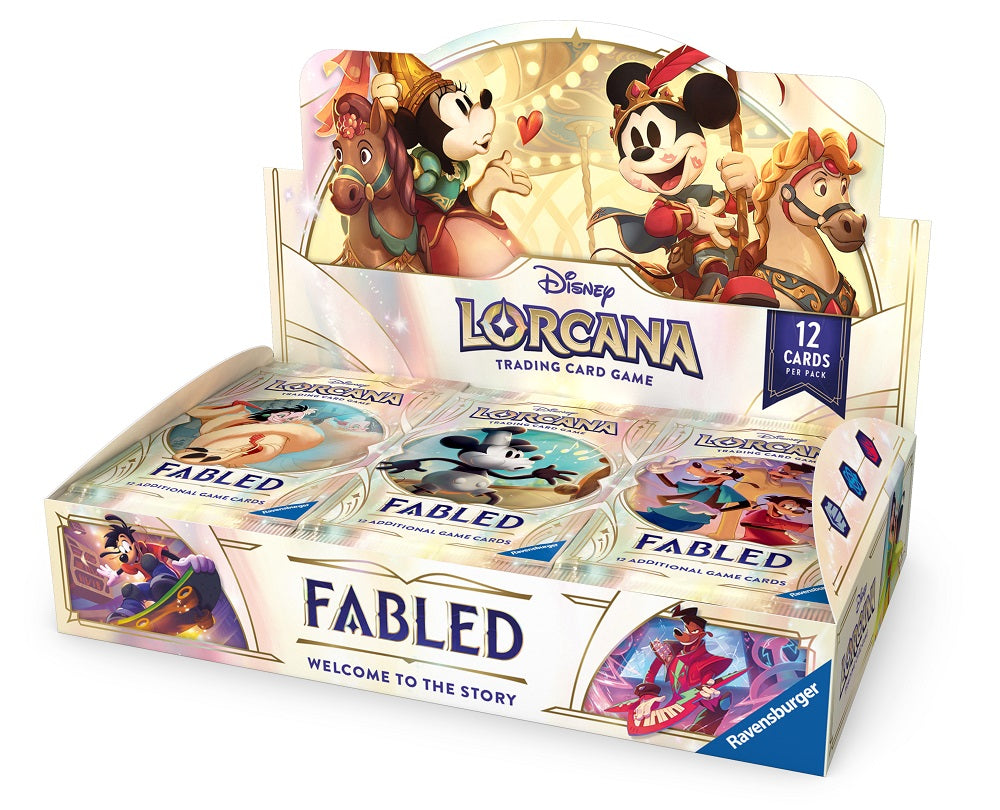 Disney Lorcana: Fabled Booster Display (PREORDER) August 31, 2025 - Ravensburger Hobby - Card Brawlers | Quebec | Canada |