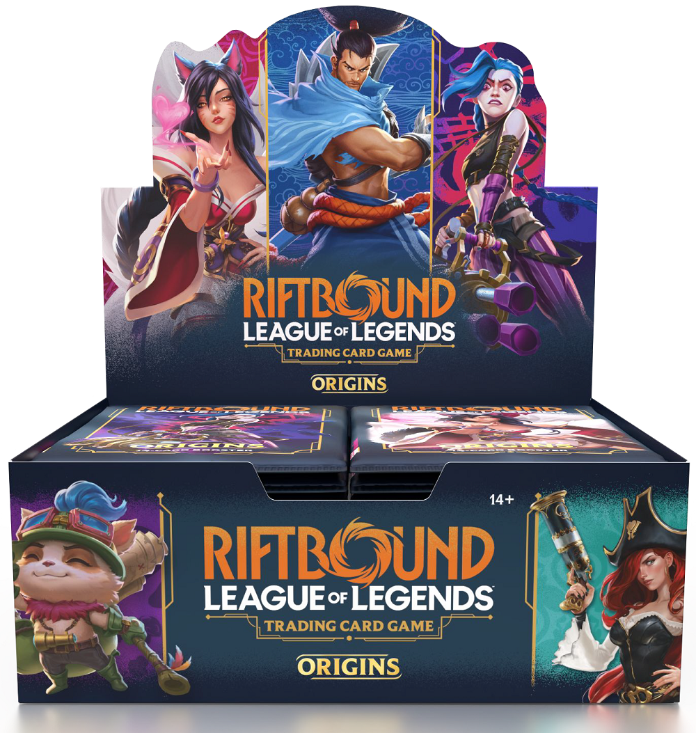 League of Legends Riftbound TCG: Origins Booster Box (PREORDER) October 2025 - UVS - Card Brawlers | Quebec | Canada |