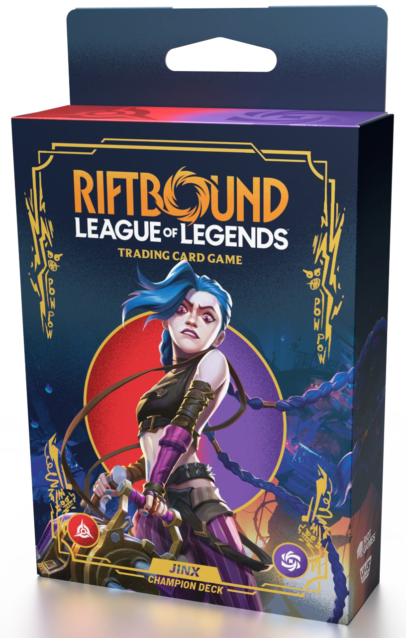 League of Legends Riftbound TCG: Origins Champion Deck Jinx (PREORDER) October 2025 - UVS - Card Brawlers | Quebec | Canada |