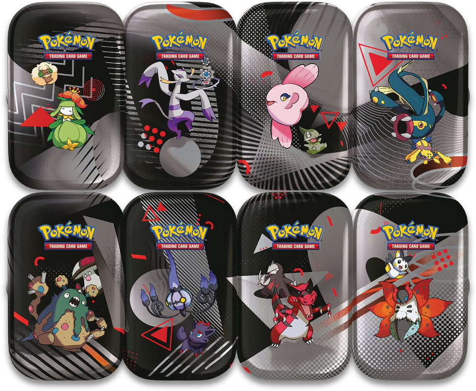 Pokemon TCG: Scarlet & Violet - Black Bolt & White Flare Unova - Mini Tin (PREORDER) July 18, 2025 - The Pokemon Company - Card Brawlers | Quebec | Canada |