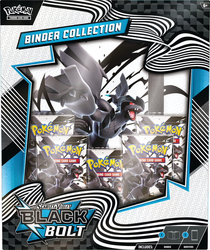 Pokemon TCG: Scarlet & Violet - Black Bolt - Binder Collection - The Pokemon Company - Card Brawlers | Quebec | Canada |