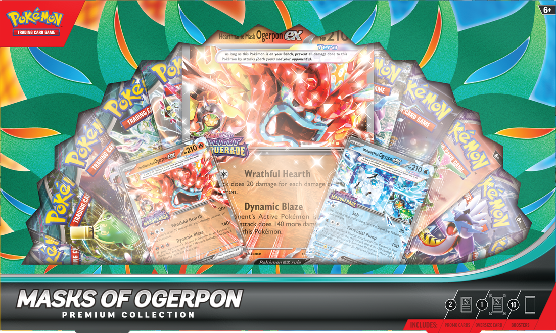 Pokemon TCG: Masks of Ogerpon - Premium Collection - The Pokemon Company - Card Brawlers | Quebec | Canada |