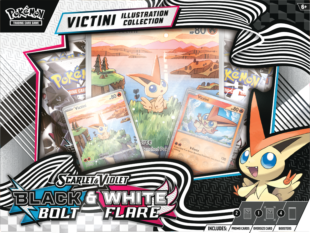 Pokemon TCG: Scarlet & Violet - Unova - Victini Illustration Collection - The Pokemon Company - Card Brawlers | Quebec | Canada |