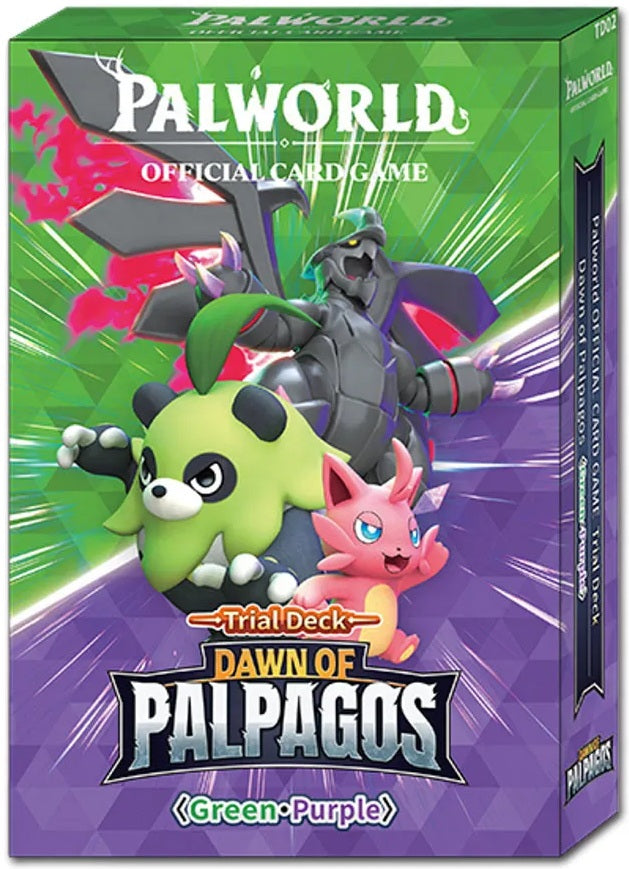 Palworld TCG - Dawn of Palagos - Green/Purple Trial Deck (PREORDER) July 30, 2026