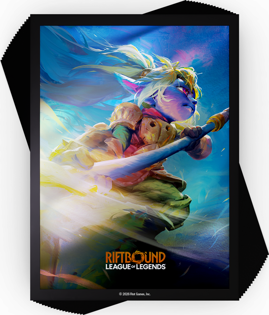 League of Legends: Riftbound TCG - Unleashed - 100ct Art Sleeves - Poppy - UVS - Card Brawlers | Quebec | Canada |