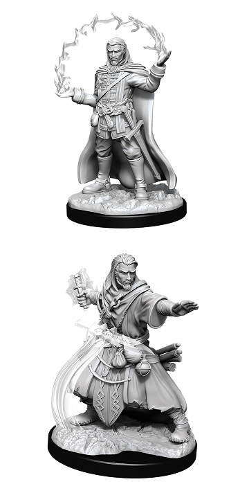 DND Unpainted Minis Male Human Wizard - Universal Distribution - Card Brawlers | Quebec | Canada |