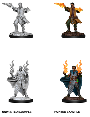 DND Unpainted Minis Male Human Sorcerer - Universal Distribution - Card Brawlers | Quebec | Canada |