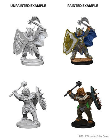 DND Unpainted Minis Dragonborn Male Paladin - Universal Distribution - Card Brawlers | Quebec | Canada |