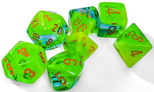 DND - Dice Set - Chessex Gemini 7 - Universal Distribution - Card Brawlers | Quebec | Canada |