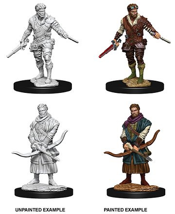 DND Unpainted Minis Male Human Rogue - Universal Distribution - Card Brawlers | Quebec | Canada |