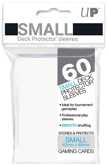 60ct Pro-Gloss White Small Deck Protectors - Ultra Pro - Card Brawlers | Quebec | Canada |
