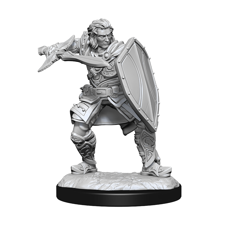 DND Unpainted Minis Human Paladin Male - Universal Distribution - Card Brawlers | Quebec | Canada |