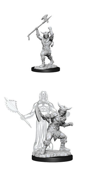 DND Unpainted Minis Male Human Barbarian - Universal Distribution - Card Brawlers | Quebec | Canada |