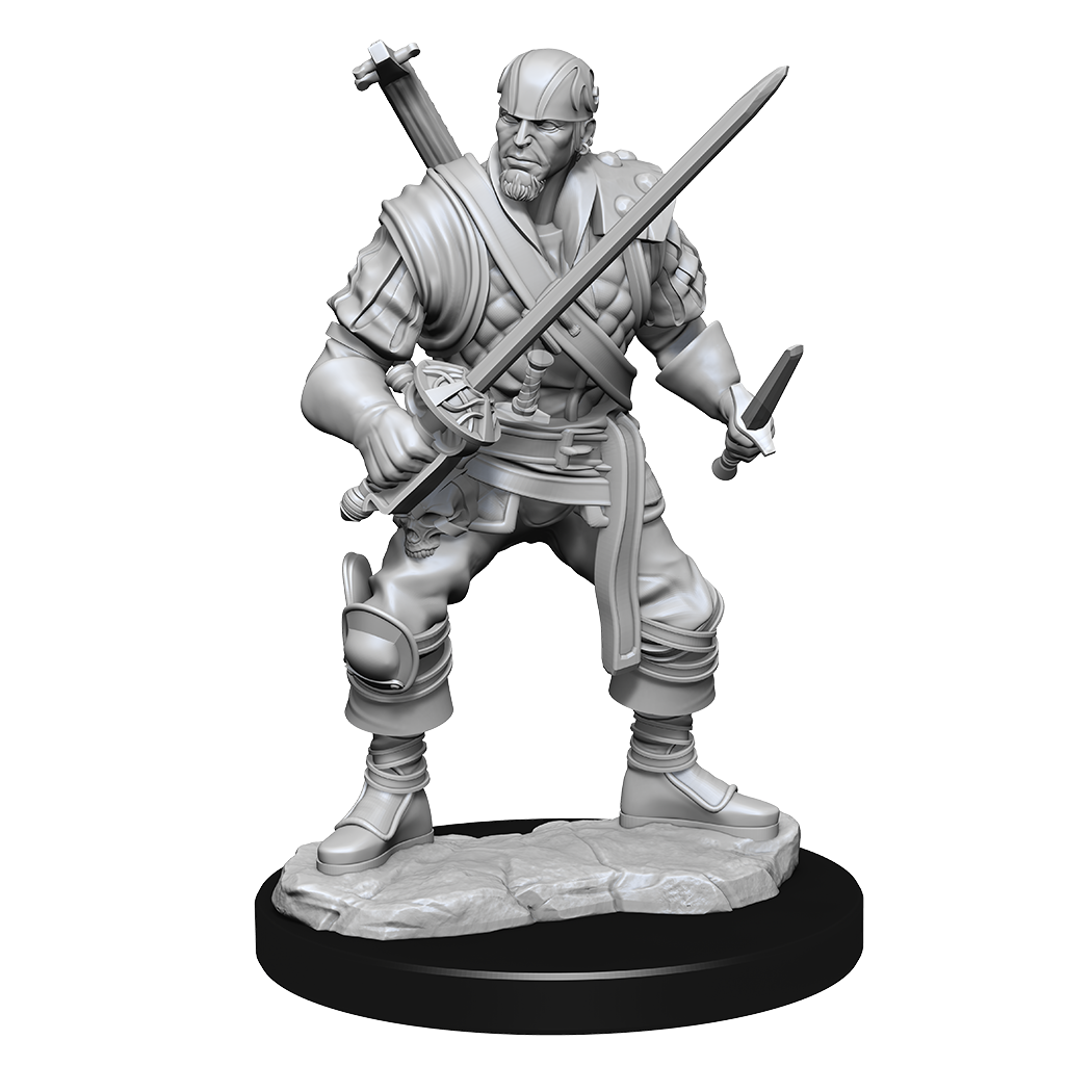 DND Unpainted Minis Human Bard Male - Universal Distribution - Card Brawlers | Quebec | Canada |