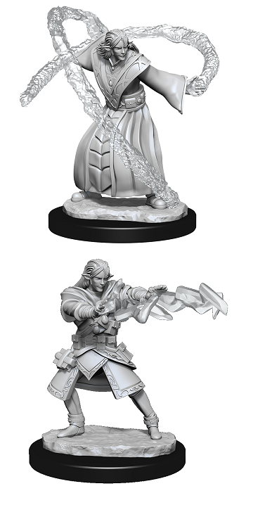 DND Unpainted Minis Elf Wizard Male - Universal Distribution - Card Brawlers | Quebec | Canada |