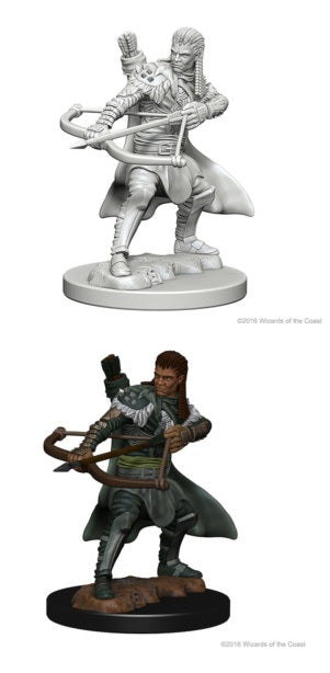 DND Unpainted Minis Male Human Ranger - Universal Distribution - Card Brawlers | Quebec | Canada |