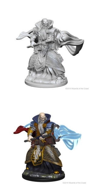 DND Unpainted Minis Male Human Wizard - Universal Distribution - Card Brawlers | Quebec | Canada |