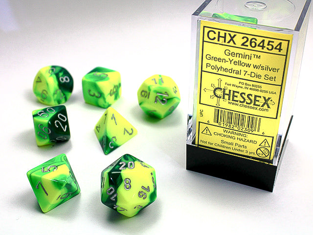 DND - Dice Set - Chessex Gemini 7 - Universal Distribution - Card Brawlers | Quebec | Canada |