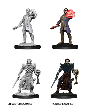 DND Unpainted Minis Male Human Warlock - Universal Distribution - Card Brawlers | Quebec | Canada |
