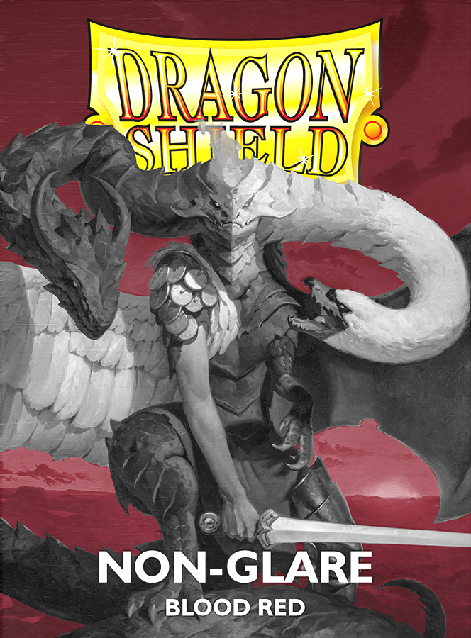 Dragon Shield Matte Non-Glare Sleeves - Blood Red 100ct - Dragon Shield - Card Brawlers | Quebec | Canada |