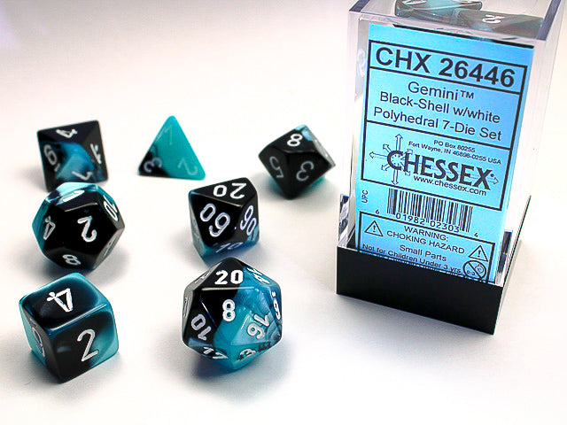 DND - Dice Set - Chessex Gemini 7 - Universal Distribution - Card Brawlers | Quebec | Canada |