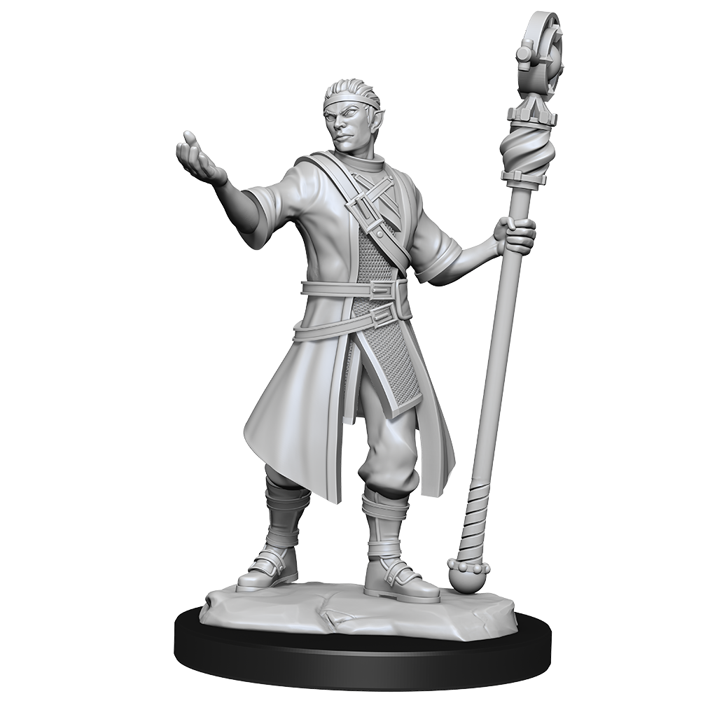 DND Unpainted Minis Half-Elf Wizard Male - Universal Distribution - Card Brawlers | Quebec | Canada |