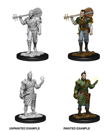 DND Unpainted Minis Male Half-ELf Bard - Universal Distribution - Card Brawlers | Quebec | Canada |
