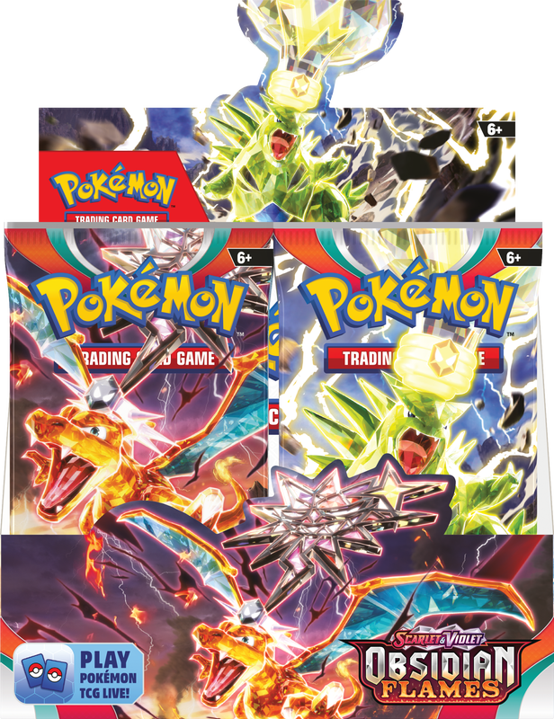 Pokemon TCG: Scarlet & Violet- Obsidian Flames - Booster Box - The Pokemon Company - Card Brawlers | Quebec | Canada |