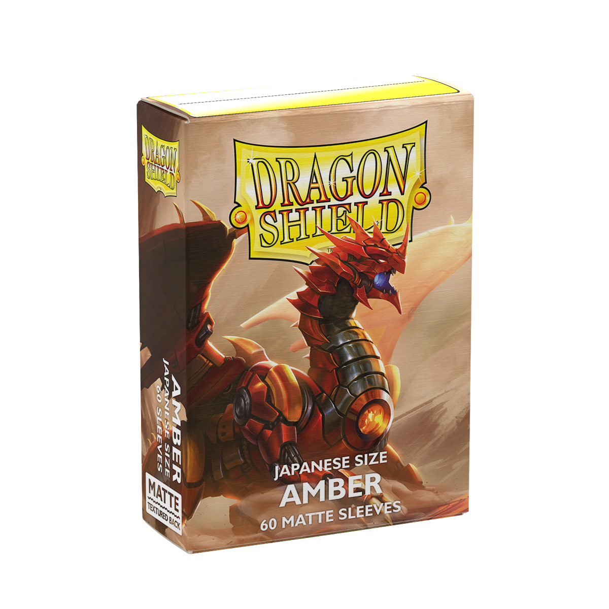 Dragon Shield Matte Sleeves - Amber ‘Ambarbar’ 60ct - Dragon Shield - Card Brawlers | Quebec | Canada |