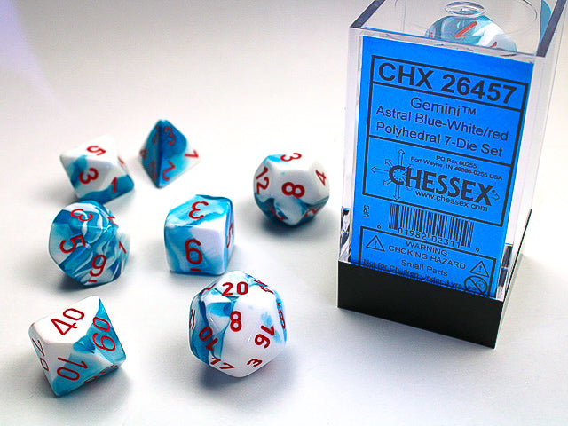DND - Dice Set - Chessex Gemini 7 - Universal Distribution - Card Brawlers | Quebec | Canada |