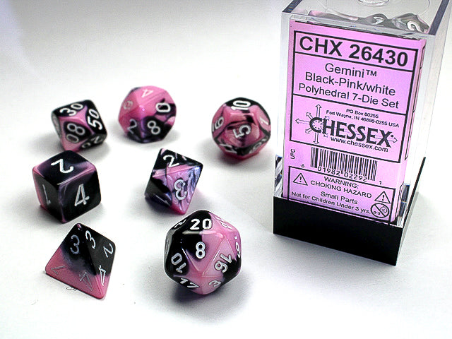 DND - Dice Set - Chessex Gemini 7 - Universal Distribution - Card Brawlers | Quebec | Canada |