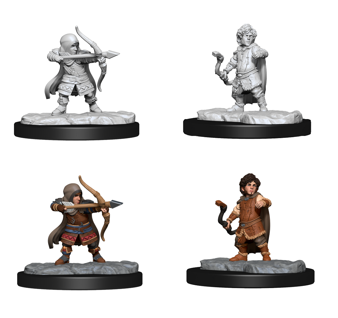 Critical Role Unpainted Minis Lotusden Halfling Ranger Male - Universal Distribution - Card Brawlers | Quebec | Canada |
