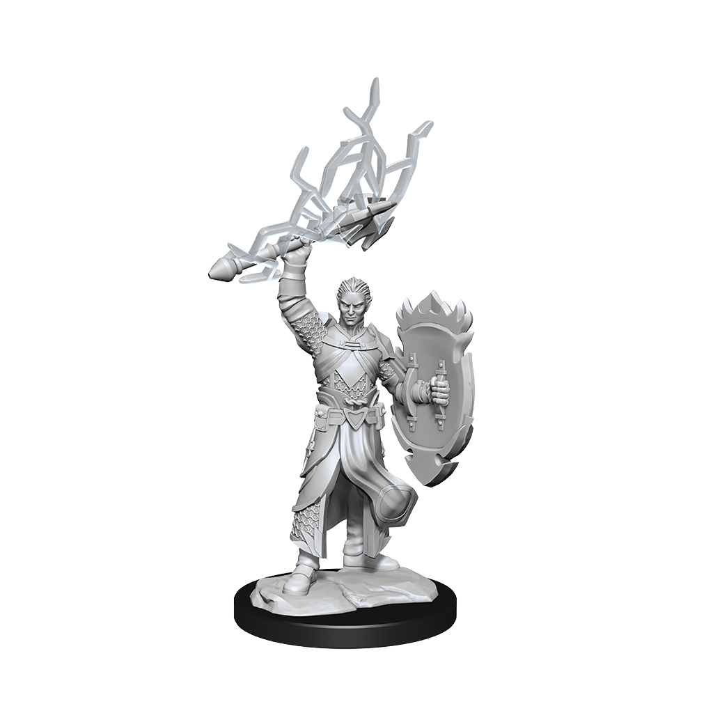 DND Unpainted Minis Half-Elf Paladin Male - Universal Distribution - Card Brawlers | Quebec | Canada |