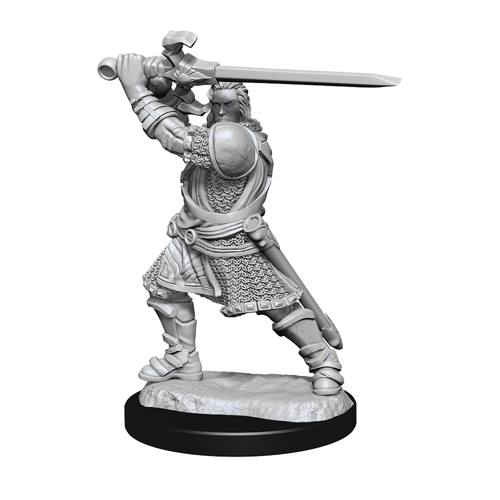 DND Unpainted Minis Human Paladin Male - Universal Distribution - Card Brawlers | Quebec | Canada |
