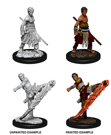 DND Unpainted Minis Male Half-Elf Monk - Universal Distribution - Card Brawlers | Quebec | Canada |